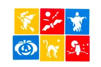 Halloween Stencils - Pack x 6