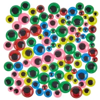 Classmates Wiggly Eyes - Coloured - Pack x 100