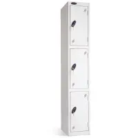 PROBE LOCKER WITH FLAT TOP - 3 x Doors - 178 H X 30.5 W X 45CM D