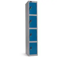 Probe Locker With Flat Top - 4 x Doors - 178 H X 30.5 W X 45CM D