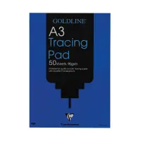 Clairefontaine Goldline Professional Tracing Pad 90gsm - 50 Sheets - A3
