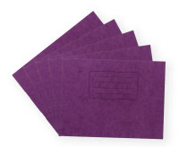160 x 200mm (6" x 8") Handwriting Book 32 Page, 4/15mm Ruled, Purple - Pack x 100