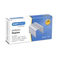 RAPESCO Staples 24/6mm - Box x 5000