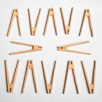Wooden Tweezers Pack x 12