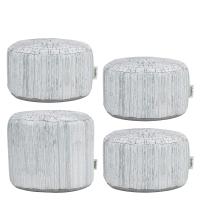 Driftwood Printed Bean Bag Stool Set - Pack x 4