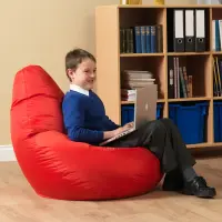 Lime Large Bean Bag Reading Chair