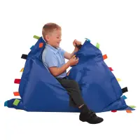 Natural Sensory Touch Tags Bean Bag Floor Cushion