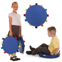 Sensory Touch Tags Carry Cushion - Pack x 6