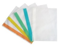 Tidifile A4+ Clear with Coloured strip - Pack x100