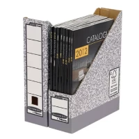 System Magazine File - Grey/White - Pack x10