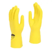 Polyco Medium Yellow General Purpose Rubber Gloves - Pair
