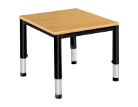 Height Adjustable Standard Square Table - Size L/W 750 x 750mm