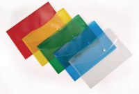 Popper Wallet Foolscap Assorted - Pack x40
