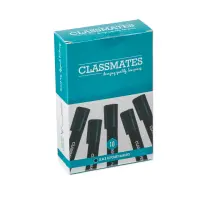 Classmates Flipchart Marker - Black - Chisel Tip - Pack x 10