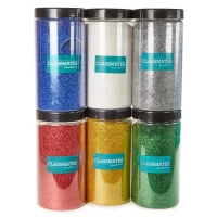 Classmates Glitter 1kg - Assorted Pack x 6