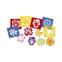 Flower Stencils - Pack x 6