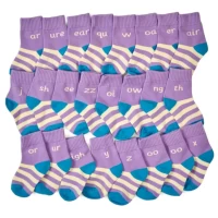 Letters and Sounds Socks Phase 3 Set