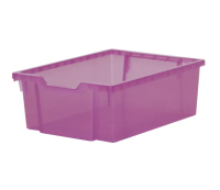 Gratnells Deep Translucent Storage Tray - Grape Jelly