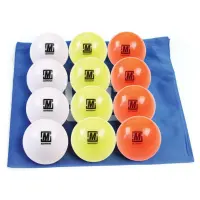 MASTERSPORT Poly Vinyl Hockey Balls - Bag x 12
