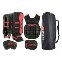 Grays Hockey G90 Junior Goal Keeping Set - Red & Black