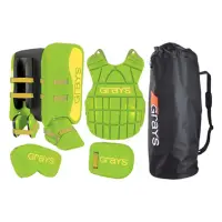 Grays Hockey G90 Junior Goal Keeping Set - Lime & Neon Yellow