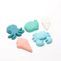 BIGJIGS Toys Silicone Sand Moulds - Pack x4