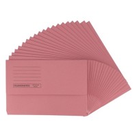Classmates Document Wallet Foolscap - Pink - Pack x 50