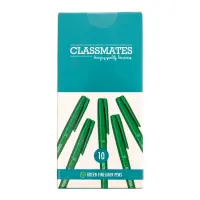 Classmates Fineliner Pen - Green - Pack x 10