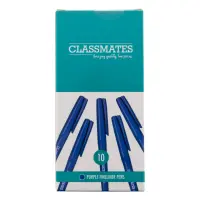 Classmates Fineliner Pens - Purple - Pack x 10