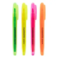 Classmates Highlighter Pens - Assorted - Pack x 4