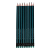 HB Eraser Tipped Stripe Pencils - Pack x144