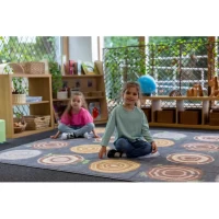 Carpet Featuring Tree Stump Placement Spots