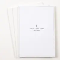 A4 Multi Labels - 199.6 x 289.1mm - Pack  x100 Sheets