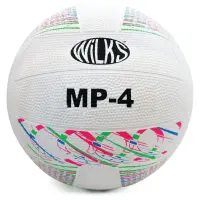 Wilks Rubber White Netballs- Size 4