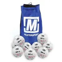 Wilks Rubber White Netballs - Size 4 - Bag x 10