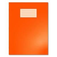 Oxford Exercise Book A4+ 320x240mm - 5mm Squared with Margin - Orange Cover - 80 Pages