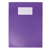 Oxford Exercise Book A4+ 320x240mm - 8mm Ruled with Margin - Purple Cover - 80 Pages