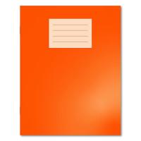 Oxford Exercise Book 9x7in 229x178mm - 5mm Squared with Margin - Orange Cover - 80 Pages