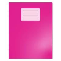 Oxford Exercise Book 9x7in 229x178mm - 8mm Ruled with Margin - Pink Cover - 80 Pages