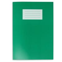 Oxford Exercise Book A4 297x210mm - 8mm Ruled with Margin - Dark Green Cover - 80 Pages