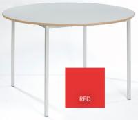 Fully Welded Circular Table - D1100mm - H460mm - Red