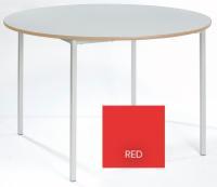 Fully Welded Circular Table - D750mm - H710mm - Red