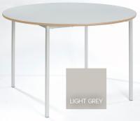 Fully Welded Circular Table - D1100mm - H530mm - Light Grey