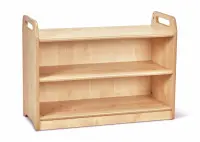 Millhouse Shelf Unit with Display & Mirror Back