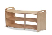 Tall S-shape Open Sweep Shelving Unit