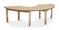 Millhouse Semi Circle Table (W1630 x D560) Height Adjustable