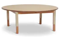 Millhouse Large Circular Table (D1200) Height Adjustable