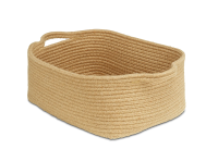Millhouse Natural Shallow Rope Basket. Pack x6