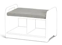 Millhouse Bench Cushion - Compact Low Level Storage Bench