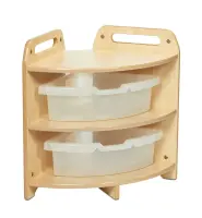 Millhouse Tall 90° Corner Unit with 2 Clear Trays